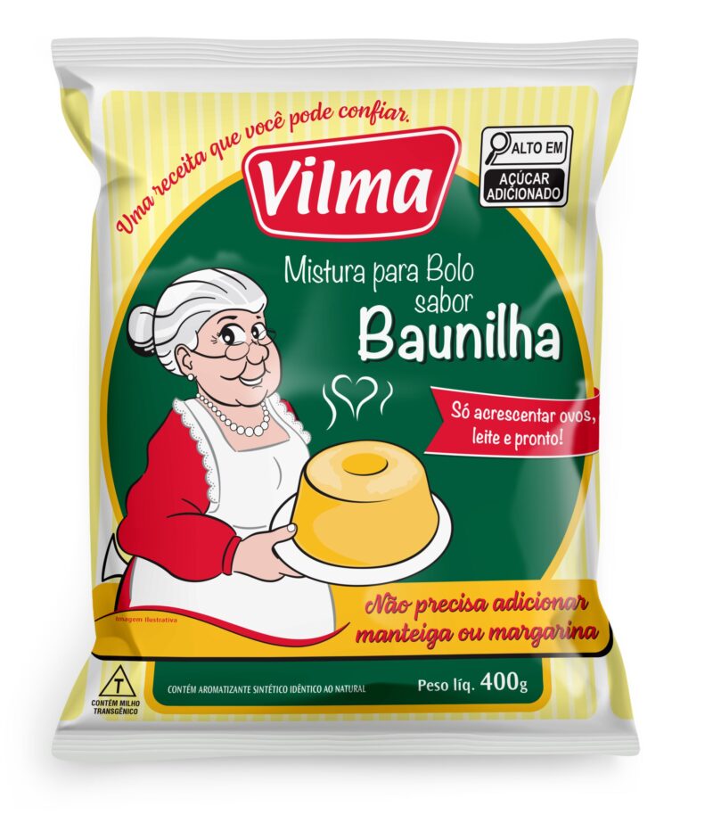 Mistura Para Bolo 5kg Sabor Básico - Vilma