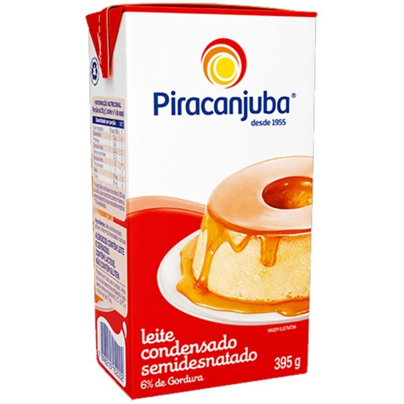 Piracanjuba - Leite Condensado Semidesnatado, 395g