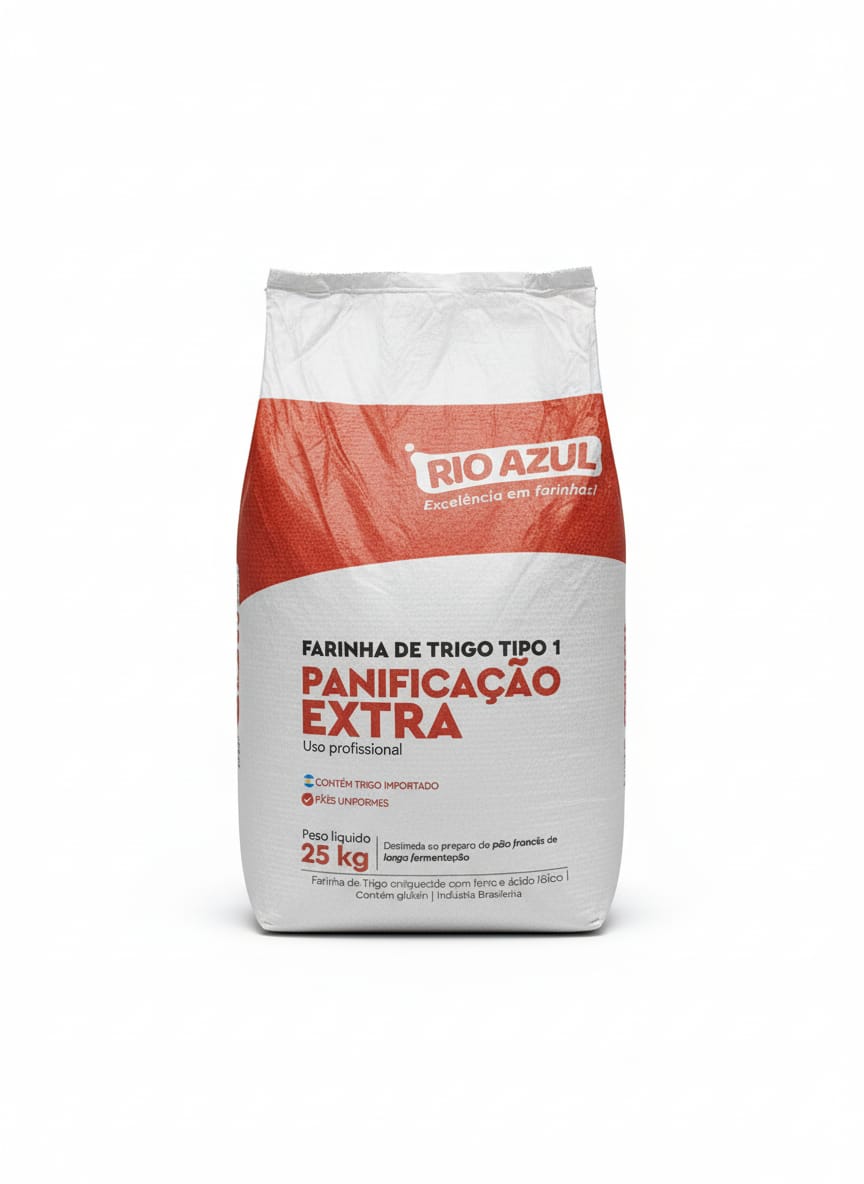 Farinha de Trigo Rio Azul Tipo 1 Panificação Extra 25kg