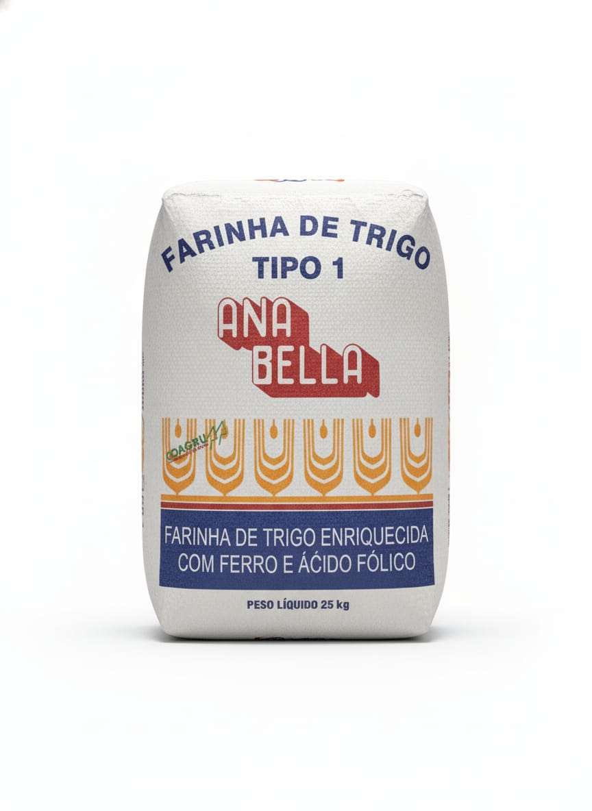 Farinha de Trigo Tipo 1 Anabella 25kg